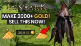 Do This NOW To Make An Extra 2000+ Gold In Lost Ark Today! (Gold Guide)