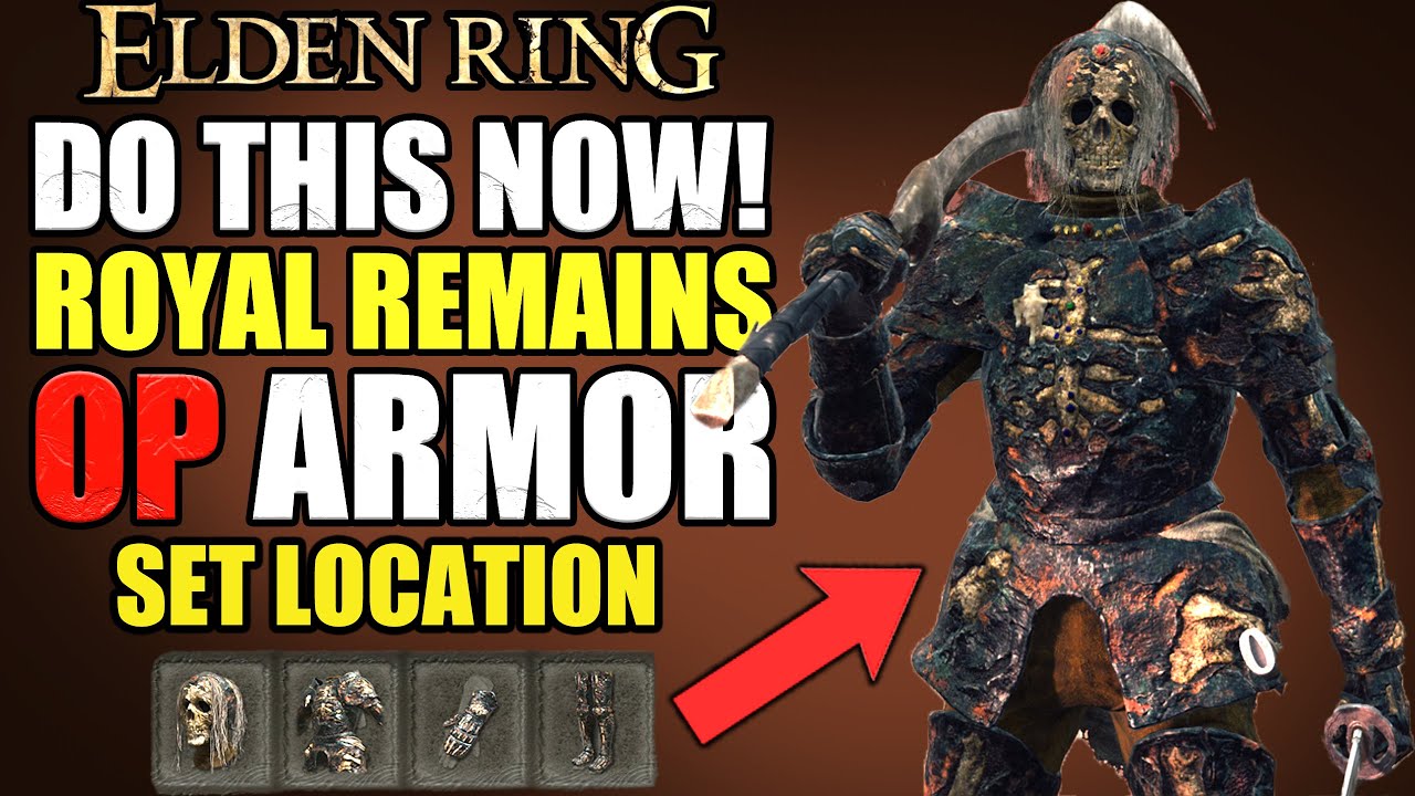 Elden Ring How To Get Secret Legendary Armor Set *ROYAL REMAINS