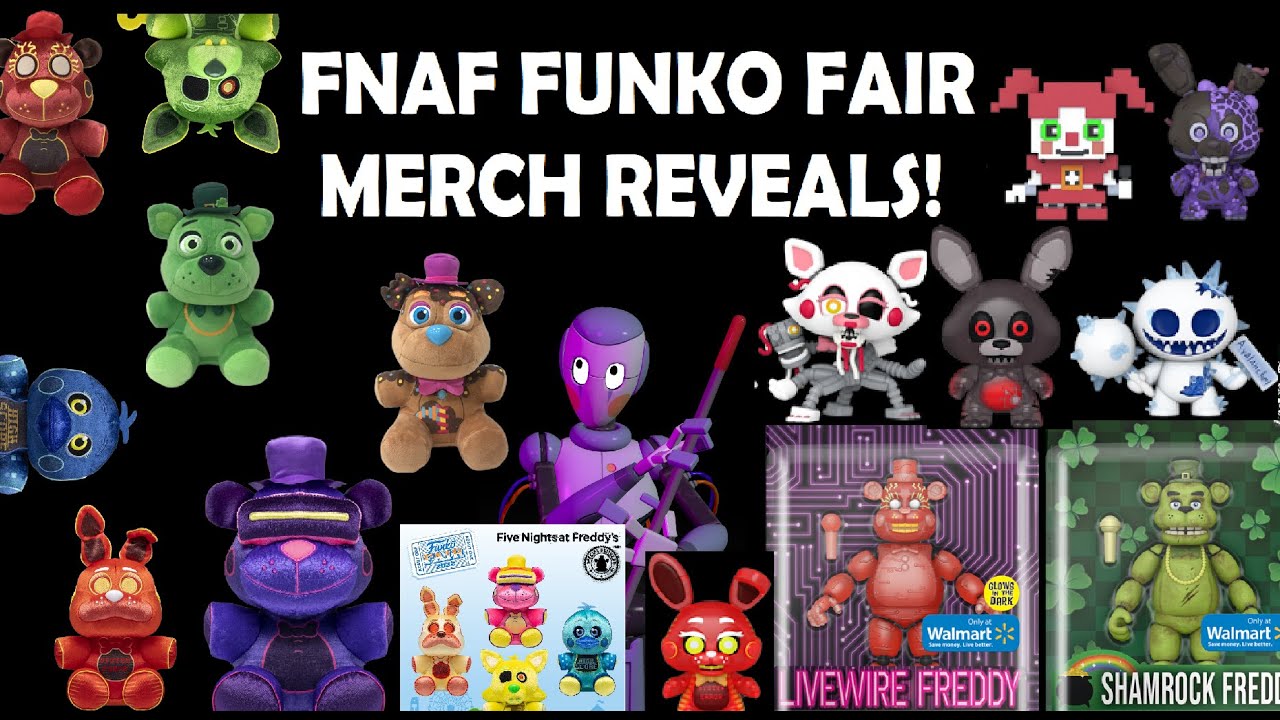 FNAF AR FUNKO FAIR 2022 MERCH REVEALS! - Plushies, Figures MORE! - Five ...