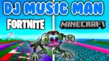 FNAF Security Breach – DJ Music Man (Fortnite vs Minecraft)