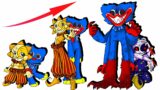 FNAF Sun & Moon VS Huggy Wuggy – Five Nights at Freddy's Security Breach & Poppy Playtime Animation