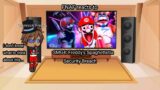 FNAF reacts to SMG4: Freddy's Spaghetteria Security Breach