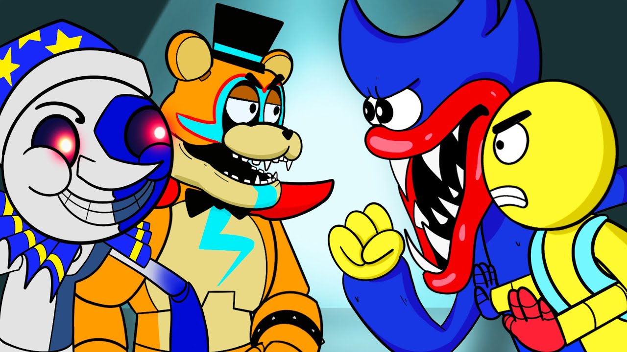 FNAF vs. POPPY PLAYTIME?! (Cartoon Animation) - New World videos