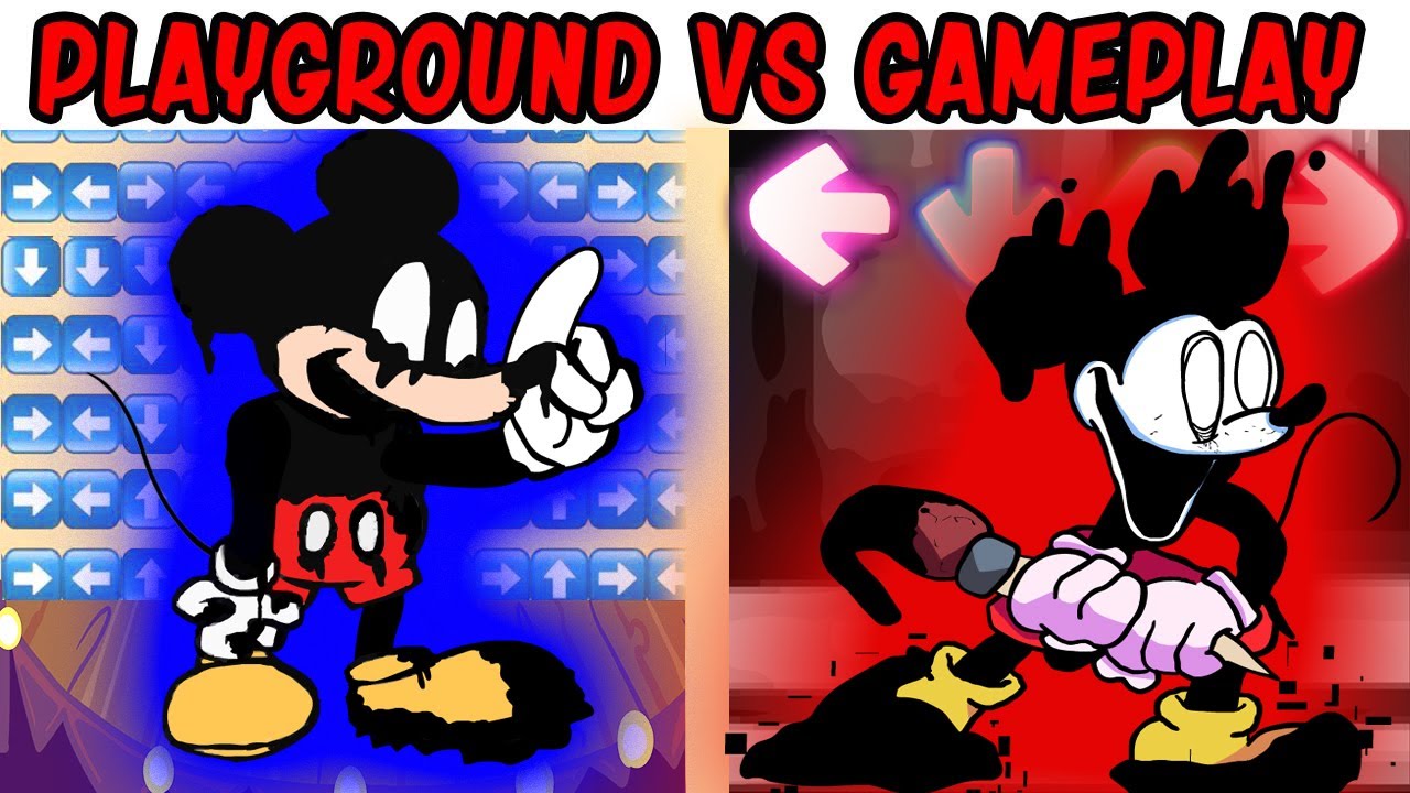 Fnf Character Test Gameplay Vs Playground Corrupted Mickey Mouse Come And Learn With Pibby 9608