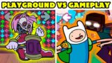 FNF Character Test | Gameplay VS Playground | Herobrine | Amy |  Finn