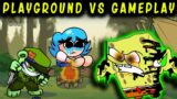 FNF Character Test  Gameplay VS Playground New Corrupted Spongebob flippy triggered  POW SKY