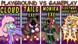 FNF Character Test  Gameplay VS Playground fnf monica fnf tails exe