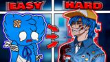 FNF Huggy Wuggy Character Test | EASY vs HARD | Gameplay