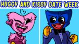FNF Kissy Missy And Huggy Wuggy The Date Week | Full Mod Hard | Poppy Playtime FNF | Whitty | Carol