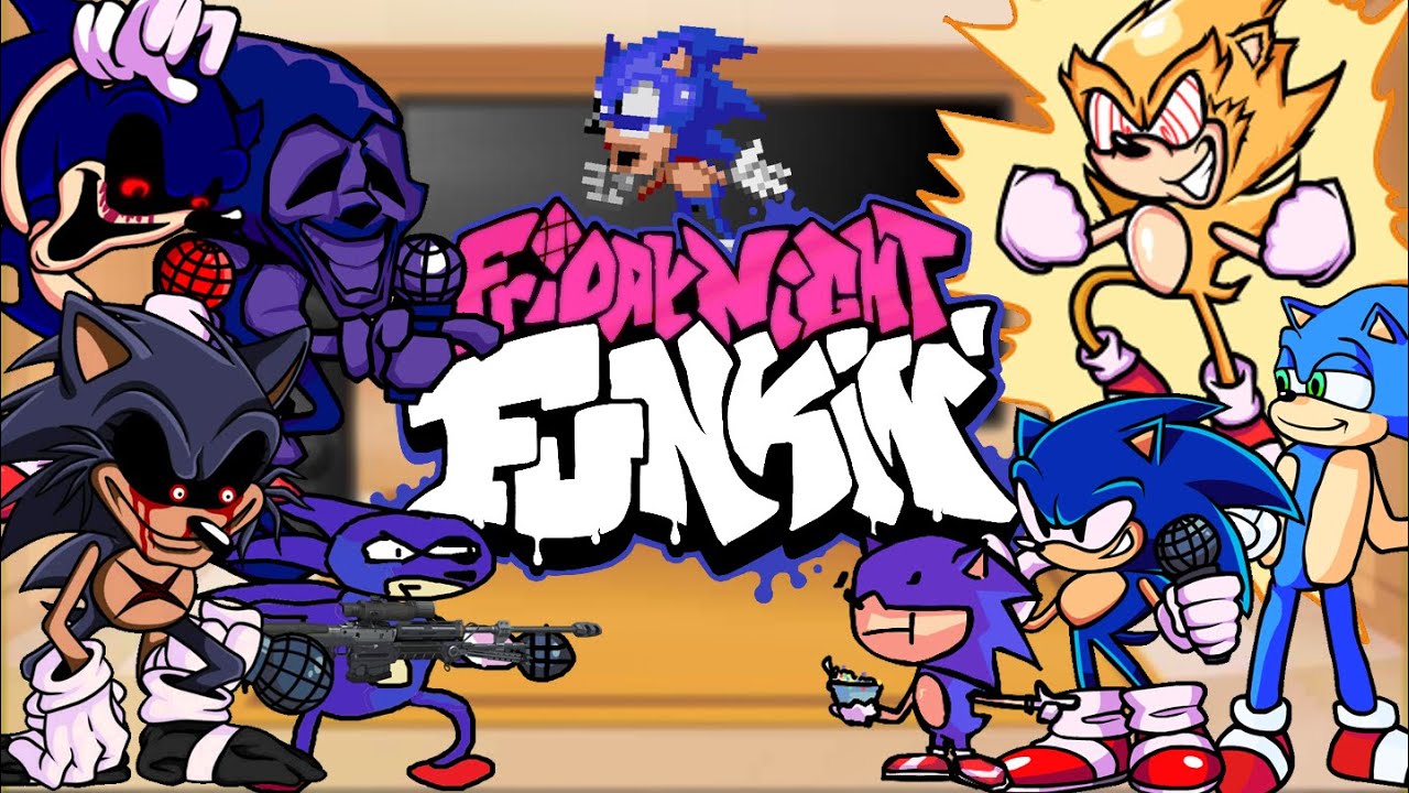 Fnf Mod Reacts To Friday Night Funkin Vs All Sonics Sing No Villains