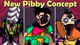 FNF New Pibby Leaks/Concepts (FNF Mod) Come and Learn with Pibby!
