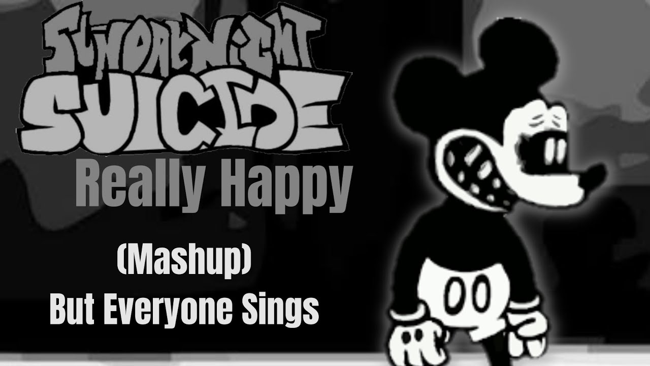 FNF-Really Happy (MASHUP) But Everyone Sings - New World videos