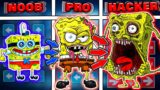 FNF SpongeBob Character Test | NOOB vs PRO vs HACKER | Gameplay