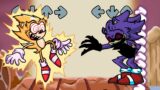 FNF super sonic V.S silent_sonic (super sonic VS silent_sonic)
