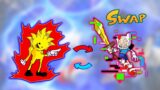 Fleetway sonic + Pibby finn | Swap FNF | Swaping drawing Speedpaint.