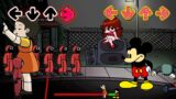 Friday Night Funkin' – Mickey VS Squid Game – Really Happy AEIOU (FNF Mod)