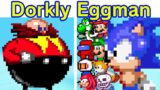 Friday Night Funkin' VS Dorkly Eggman + Sonic, Tails, Mario, Imposter, etc | For Hire Song (FNF Mod)