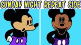 Friday Night Funkin' VS Sunday Night Repeat Side | FNF VS Mickey Mouse