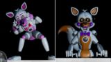 Funtime Foxy transforms into Lolbit behind the desk – Five Nights at Freddy's: Security Breach