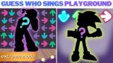 Guess Who Sings Extreme Mode | FNF Gameplay VS My Playground Part 7