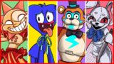 HUGGY WUGGY & Engineer ARE SO SAD WITH Fnaf! Poppy Playtime & FNaF SB Best Animation Compilation #6