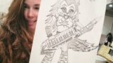 How To Draw Roxanne Wolf from Five Nights At Freddy's | FNAF Roxanne Wolf Drawing Tutorial