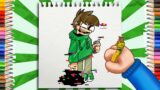How to Draw Corrupted Pibby EDD Friday Night Funkin EDDSWORLD