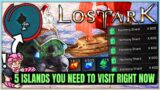 Lost Ark – 5 Islands You Can't Ignore – Easy Fast ilvl 500 – Free Mounts & More – Full Island Guide!