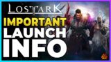 Lost Ark: Important Launch Information For Founder's Packs, and Server Populations!