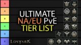 Lost Ark l The ULTIMATE PvE TIER LIST for NA/EU Release