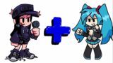 MIKU + CASSETTE GIRL = ??? (FNF Animation)