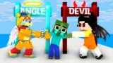 Monster School : Angel Fnaf Freddy x Devil Squid Game Doll Help Baby Zombie – Minecraft Animation