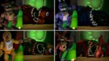 Original FNAF Bosses over Monty and destroyed – Five Nights at Freddy's: Security Breach