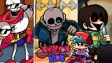 PghLFilms Meets Sans, Papyrus, and Chara (Skeletons Bros) in Friday Night Funkin'