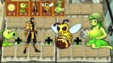 Queen Bee + Scorpion + Gatling Girl + FNF Mommy Mearest – Plant Vs Zombie Fusion Animation