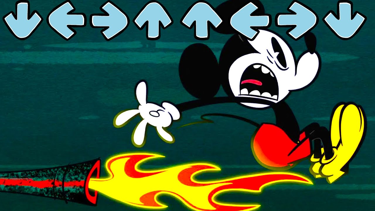 Mickey mouse in friday night funkin - arrowjes
