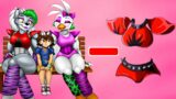 Roxanne Wolf + Gregory – ALL clothes = ? | FNAF ANIMATION