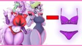 Roxanne Wolf SISTERS  – ALL clothes = ??? FNAF ANIMATION l FNF