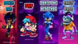 Sonic Exe vs FNF vs Sonic The Hedgehog vs Crazy Frog | Beat Jumper vs Tiles Hop