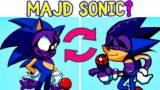 Sonic HD + Majin Sonic = MajD Sonic? FNF Swap Characters (Friday Night Funkin Swap Heroes)