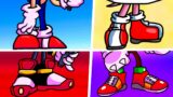 Sonic The Hedgehog Movie Choose Your Favourite Shoes (Sonic EXE FNF, Amy EXE FNF, Shadow EXE FNF)