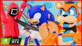 Sonic Vs Friday Night Funkin VS Squid Game VS FNAF – FNF Animation Compilation #4
