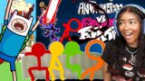 THE WHOLE STICK FIGURE GANG IS HERE… AND FINN!! | Friday Night Funkin' [Animation VS, Finn]