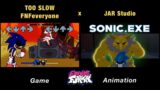 TOO SLOW LULLABY Sonic.exe VS Hypno | GAME x FNF Animation
