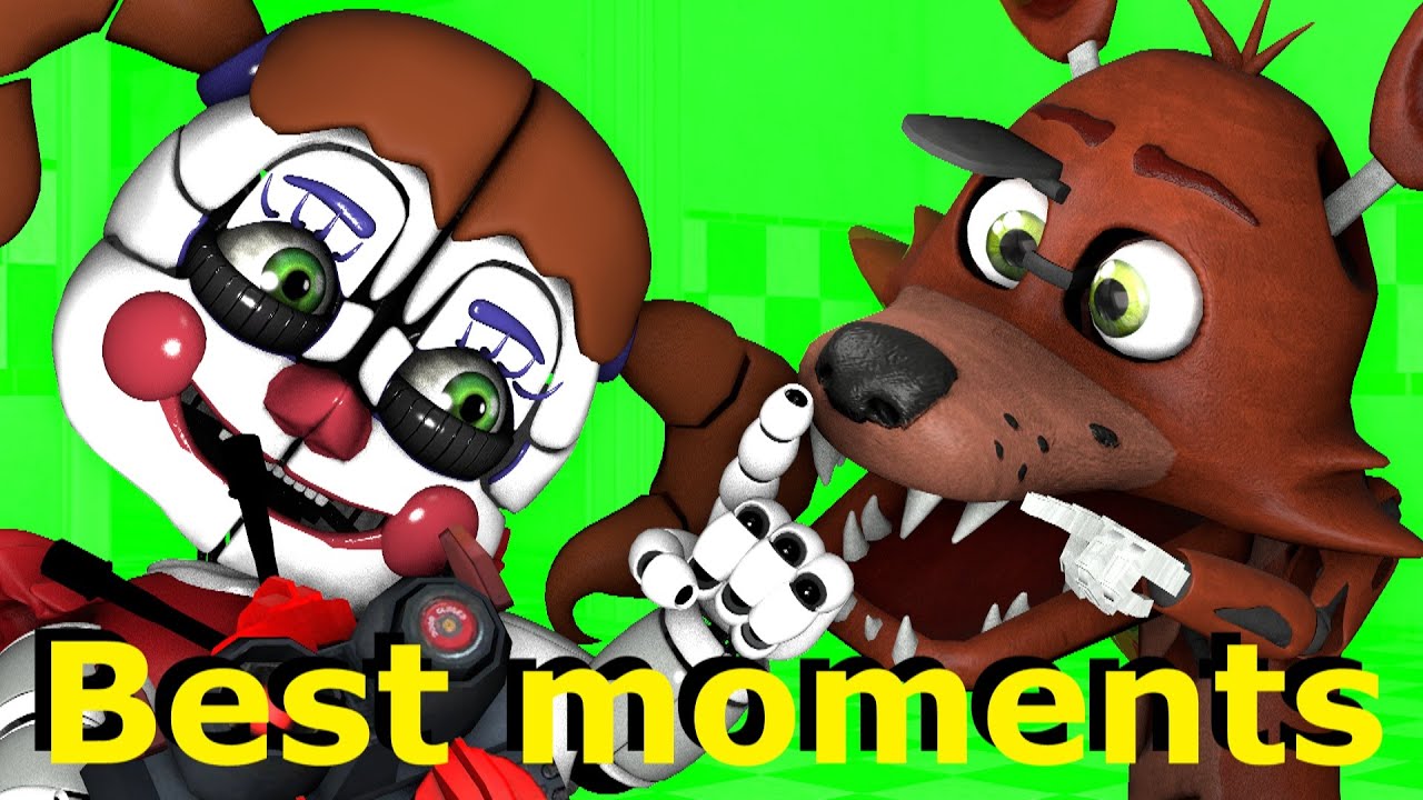 Top 10 FNAF best Baby Foxy moments - Animation compilation [Five Nights ...