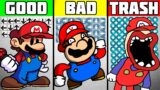 Trashy mods Mario Compilation | FNF Character Test | Gameplay VS Playground