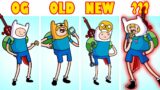 VS Finn The Human OG VS OLD VS NEW FNF MODS | Adventure Time with Finn & Jake (FNF Mod)