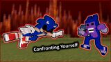 "Confronting Yourself" Sonic.exe Vs Majin Sonic – Friday Night Funkin' (Minecraft FNF Animation)