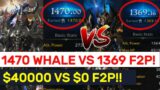 $40000 Biggest WHALE Vs $0 F2P Account! 1470 Vs 1369 Comparison! | Lost Ark