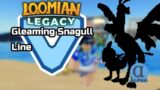 Alpha Snagull + Evolution line showcase || Loomian Legacy